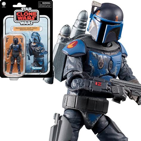 death watch action figures clone wars|death watch mandalorian toy.